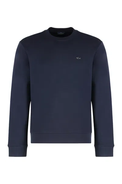 Paul&amp;shark Sweatshirt With Logo In Blue