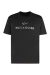 Paul&amp;shark T-shirt In Cotton Jersey With Logo Print In Animal Print