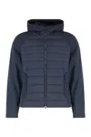 Paul&amp;shark Technical Fabric Hooded Jacket In Blue