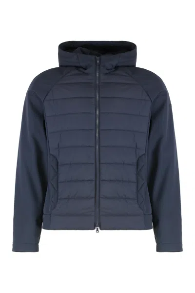Paul&amp;shark Technical Fabric Hooded Jacket In Blue