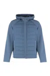 Paul&amp;shark Technical Fabric Jacket With Zip And Hood In Blue