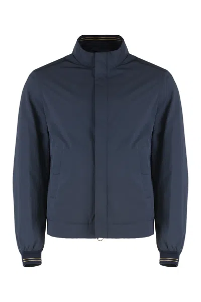 Paul&amp;shark Technical Fabric Waterproof Jacket In Blue