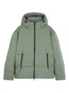 Paul&amp;shark Typhoon Platinum Heat Sealed Seams Down Jacket In Green