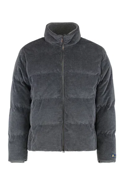Paul&amp;shark Ultralight Down Jacket In Cashmere And Cotton In Blue