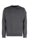 Paul&amp;shark Virgin Wool Crew-neck Sweater In Grey