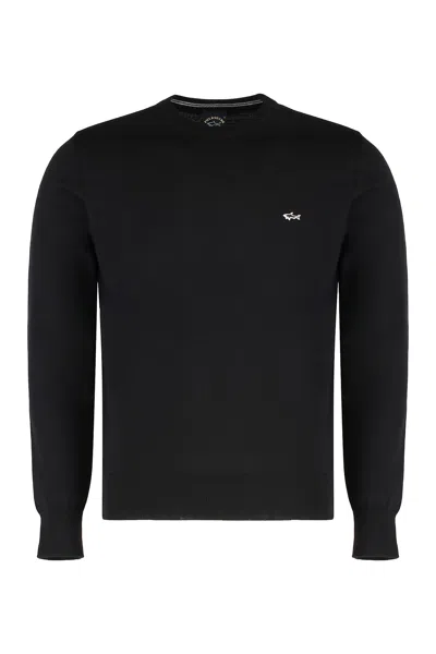 Paul&amp;shark Virgin Wool Sweater In Black
