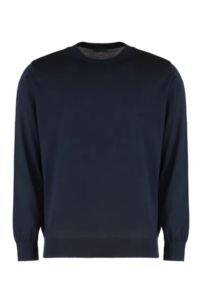 Paul&amp;shark Virgin Wool Sweater In Blue