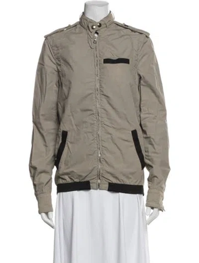 Pre-owned Paul & Joe Bomber Jacket In Neutral