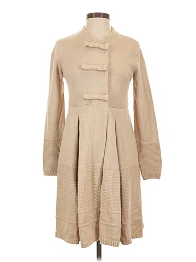 Pre-owned Paul & Joe Cardigan Sweater In Tan