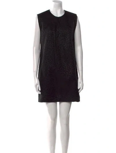 Pre-owned Paul & Joe Crew Neck Mini Dress In Blue