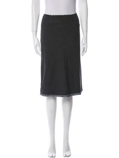 Pre-owned Paul & Joe Knee-length Skirt In Gray