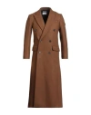 Paul & Joe Man Coat Brown Size 40 Wool, Polyamide, Cashmere