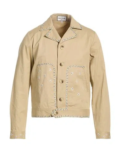 Paul & Joe Man Jacket Beige Size Xl Cotton In Nude