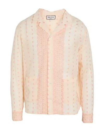 Paul & Joe Man Shirt Light Pink Size L Cotton