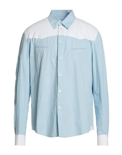 Paul & Joe Man Shirt Sky Blue Size L Cotton
