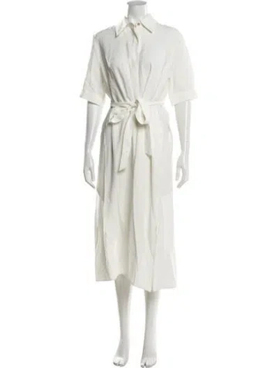 Pre-owned Paul & Joe Midi Length Dress In Neutrals