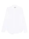Paul & Joe Pointed-collar Cotton Shirt In White