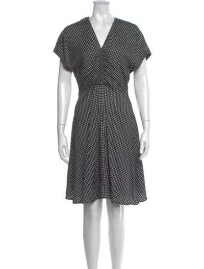 Pre-owned Paul & Joe Polka Dot Print Knee-length Dress In Multicolor