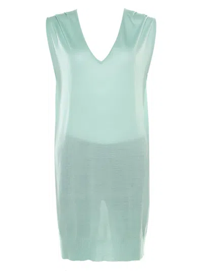Pre-owned Paul & Joe  V-neck Sleeveless Top In Green
