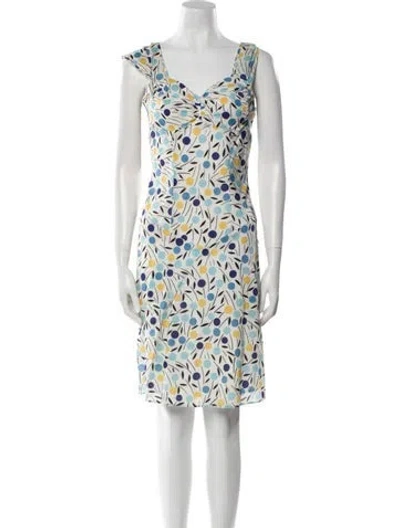 Pre-owned Paul & Joe Printed Knee-length Dress In Neutral