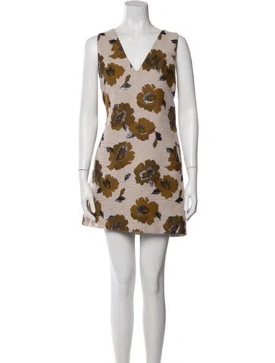 Pre-owned Paul & Joe Printed Mini Dress In Multi