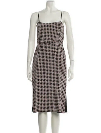 Pre-owned Paul & Joe Silk Knee-length Dress In Black