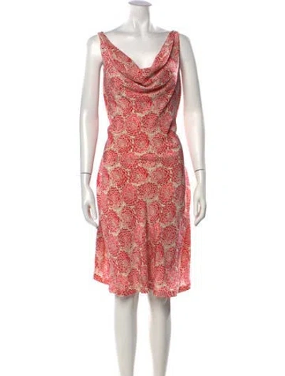 Pre-owned Paul & Joe Silk Knee-length Dress In Multicolor
