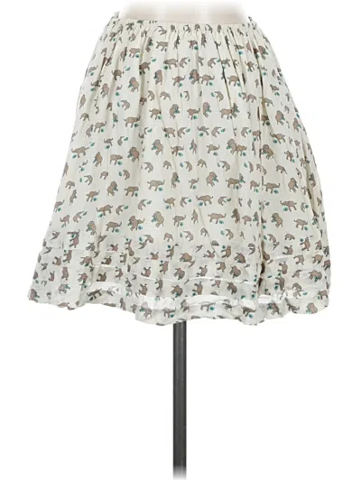 Pre-owned Paul & Joe Sister Casual Skirt In White