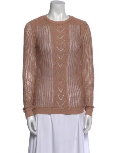 Pre-owned Paul & Joe Sister Crew Neck Sweater In Neutral