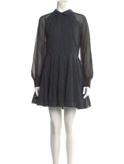 Pre-owned Paul & Joe Sister Mini Dress In Gray