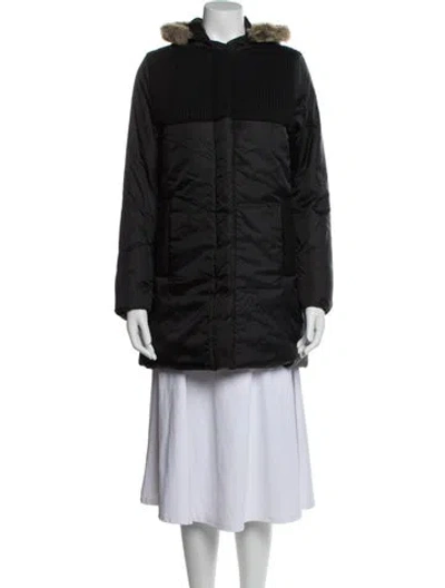 Pre-owned Paul & Joe Sister Nylon Parka In Black