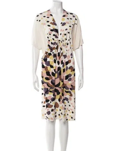 Pre-owned Paul & Joe Sister Printed Knee-length Dress In Multi
