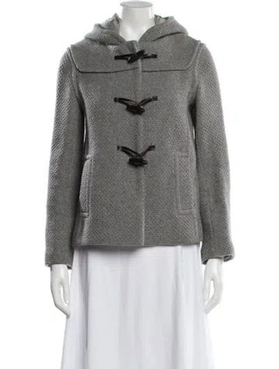 Pre-owned Paul & Joe Sister Virgin Wool Coat In Gray