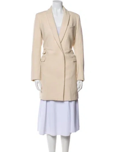 Pre-owned Paul & Joe Sister Wool Peacoat In Neutral