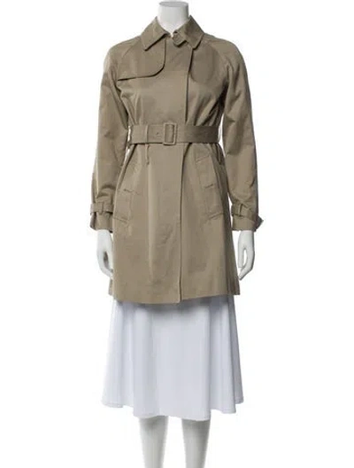 Pre-owned Paul & Joe Trench Coat In Neutral