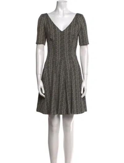 Pre-owned Paul & Joe V-neck Mini Dress W/ Tags In Black