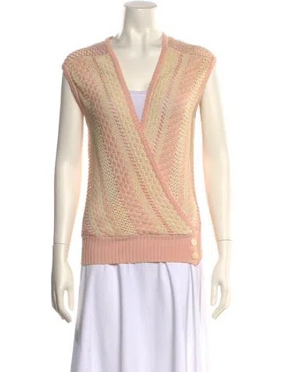 Pre-owned Paul & Joe V-neck Sweater In Neutral