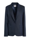 Paul & Joe Woman Blazer Navy Size 10 Polyester, Viscose In Blue
