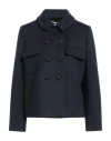 Paul & Joe Woman Blazer Navy Size 10 Wool, Polyester