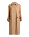 Paul & Joe Woman Coat Camel Size 12 Virgin Wool