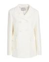 Paul & Joe Woman Coat Ivory Size 12 Viscose, Polyamide, Elastane