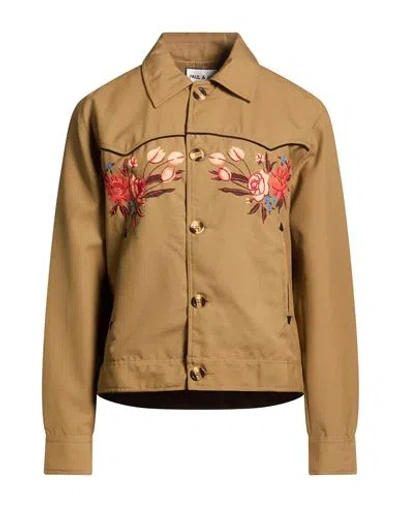 Paul & Joe Woman Jacket Camel Size Xl Polyester, Viscose In Brown