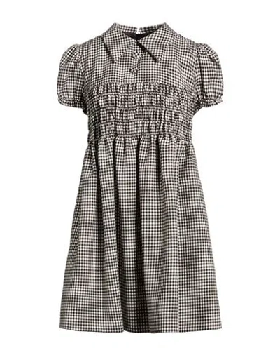 Paul & Joe Woman Mini Dress Black Size 6 Virgin Wool