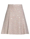 Paul & Joe Woman Mini Skirt Green Size 10 Viscose, Silk In Neutral