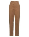 Paul & Joe Woman Pants Camel Size L Cotton In Brown