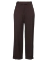 Paul & Joe Woman Pants Chocolate Brown Size 10 Virgin Wool