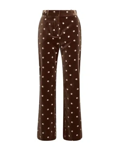 Paul & Joe Woman Pants Chocolate Brown Size 2 Cotton