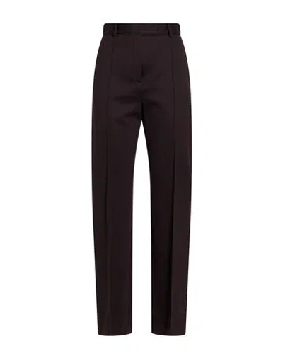 Paul & Joe Woman Pants Dark Brown Size 2 Polyester, Viscose, Elastane