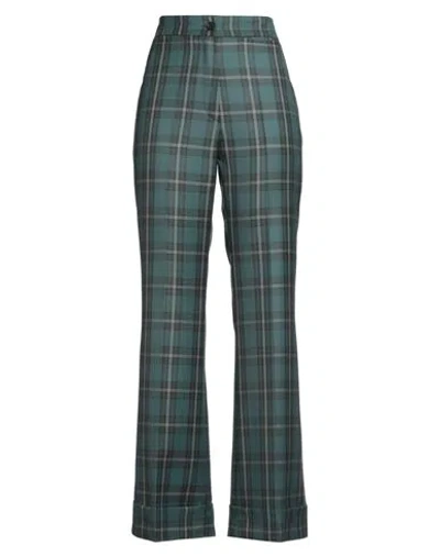 Paul & Joe Woman Pants Green Size 10 Wool, Polyester