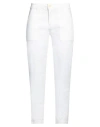 Paul & Joe Woman Pants Ivory Size 6 Cotton, Elastane In White